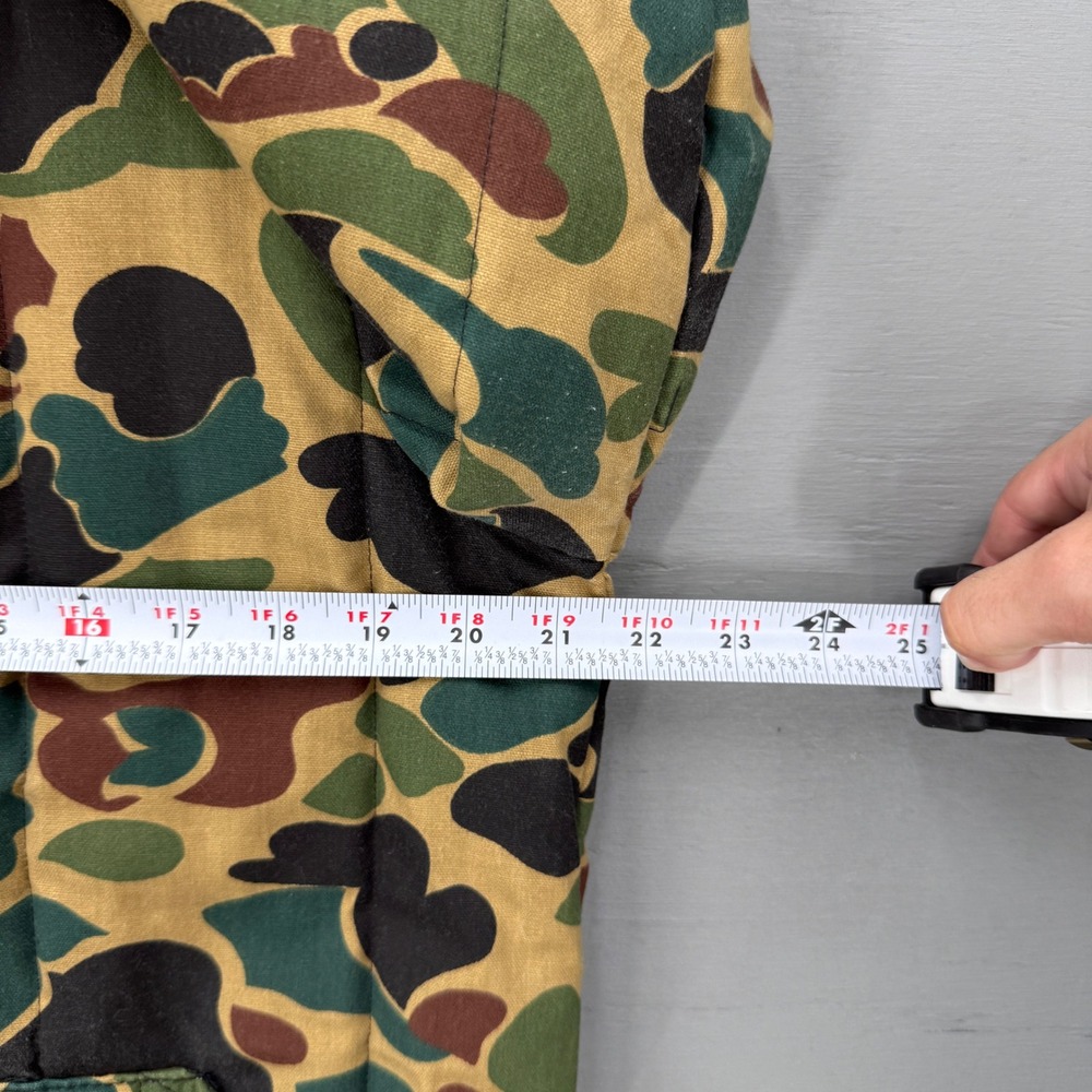 Vintage Hollofil 808 Hunting Jacket Duck Camo Insulated Utility Medium - Picture 6 of 8